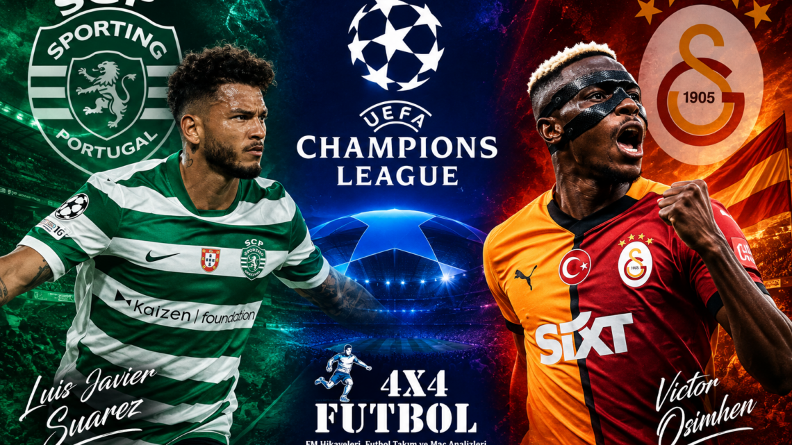 Galatasaray Şampiyonlar Ligi’nde Zorlu Sporting CP Deplasmanında – İddaa Tahmini